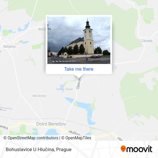 Bohuslavice U Hlučína map