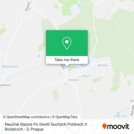 Naučné Stezce Po Devíti Suchých Poldrech V Bolaticích - 3 map