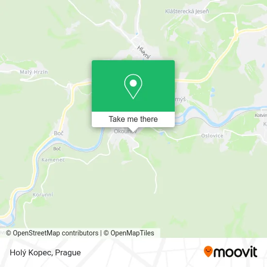 Карта Holý Kopec