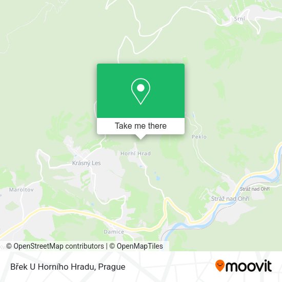 Břek U Horního Hradu map