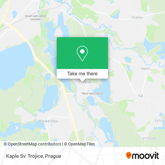 Карта Kaple Sv. Trojice