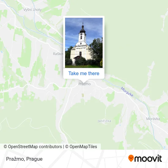Карта Pražmo