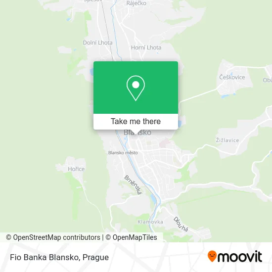 Карта Fio Banka Blansko