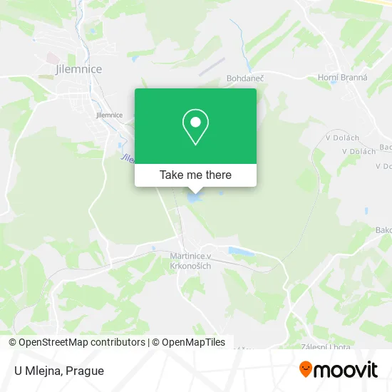 Карта U Mlejna