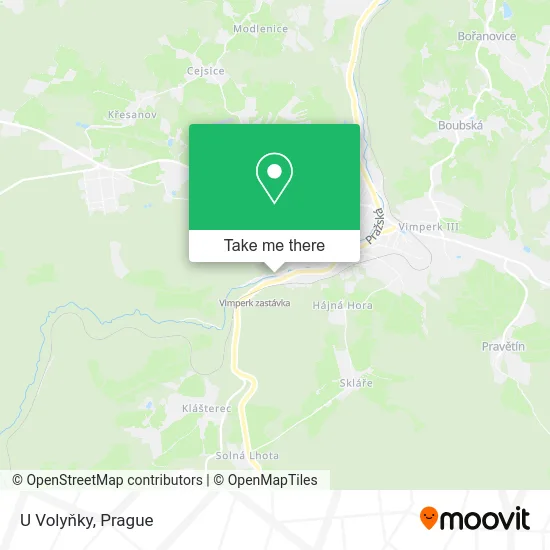 Карта U Volyňky