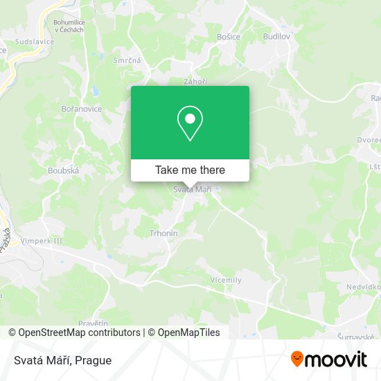 Svatá Máří map