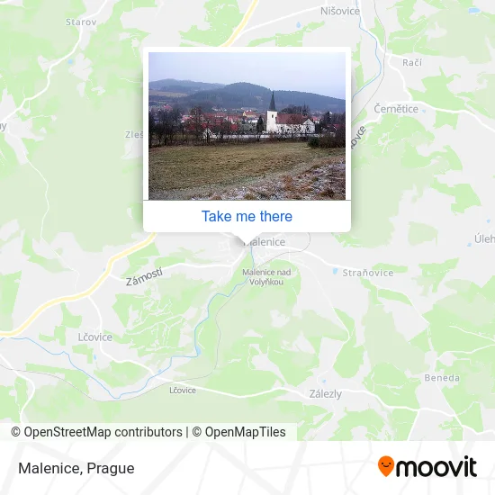 Карта Malenice