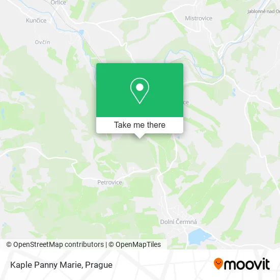 Карта Kaple Panny Marie