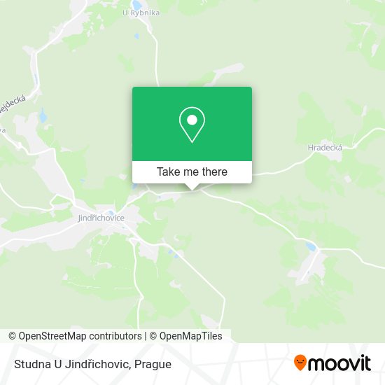 Studna U Jindřichovic map