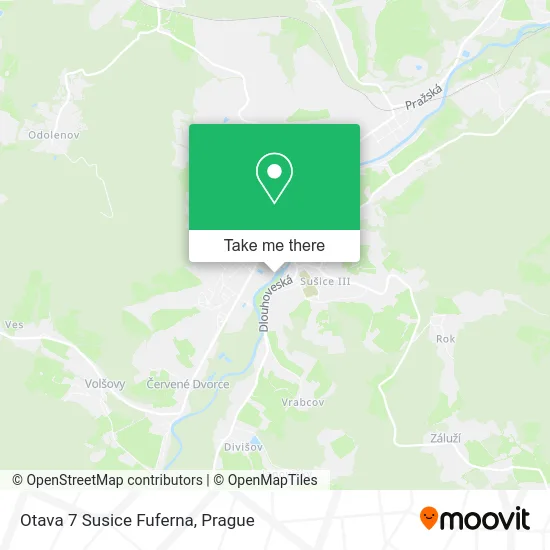 Карта Otava 7 Susice Fuferna