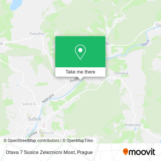 Otava 7 Susice Zeleznicni Most map