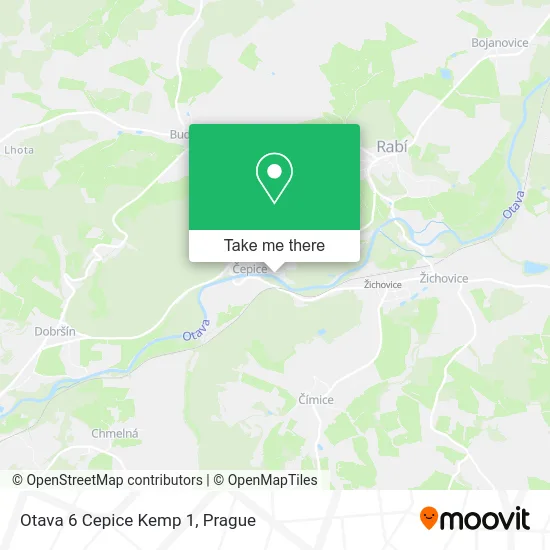 Карта Otava 6 Cepice Kemp 1