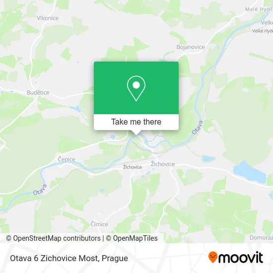 Карта Otava 6 Zichovice Most