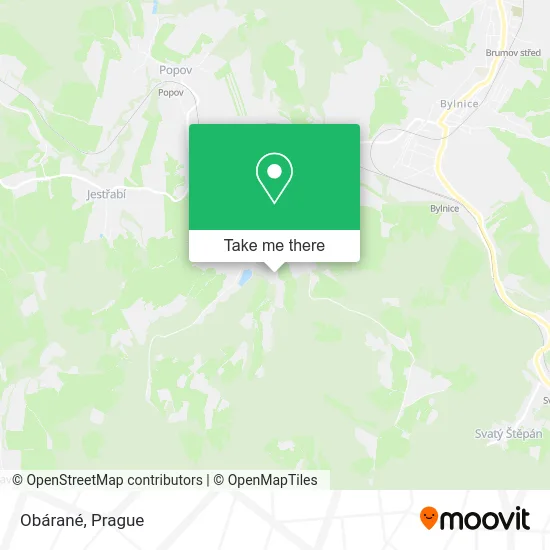 Карта Obárané