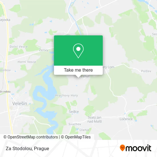 Карта Za Stodolou