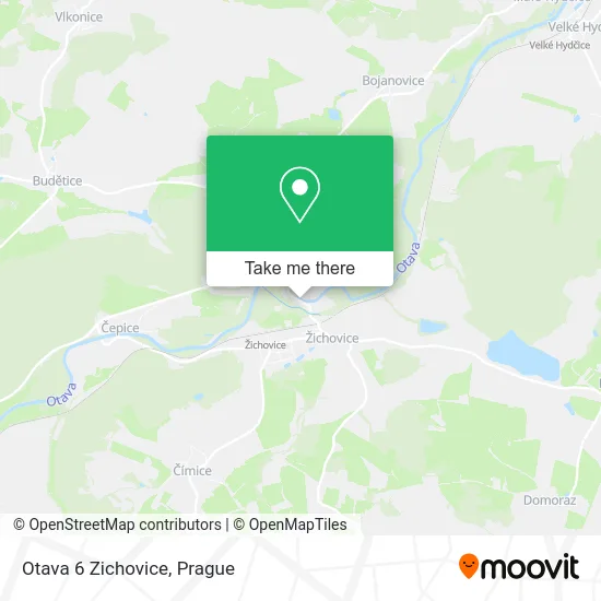 Карта Otava 6 Zichovice
