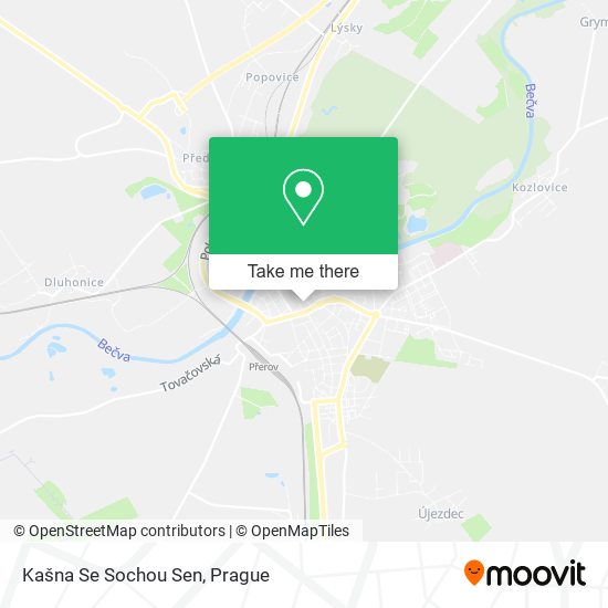 Kašna Se Sochou Sen map