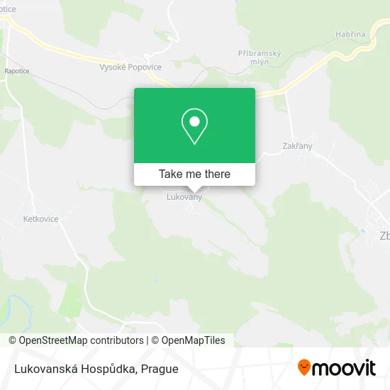 Карта Lukovanská Hospůdka