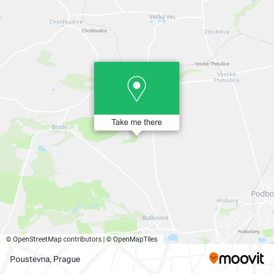 Карта Poustevna