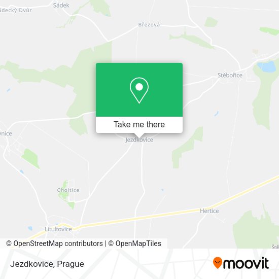 Jezdkovice map