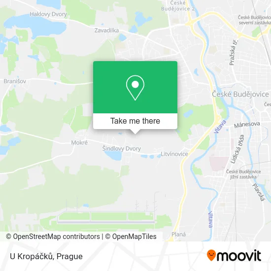 Карта U Kropáčků