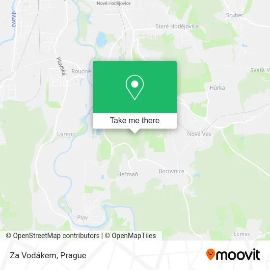 Карта Za Vodákem