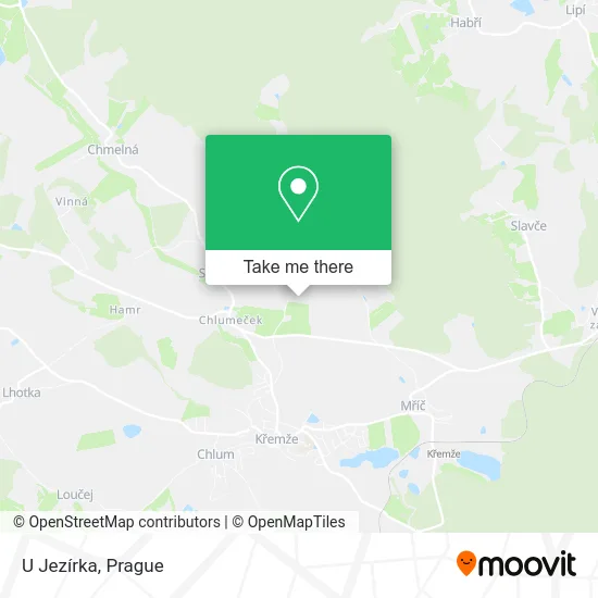 Карта U Jezírka