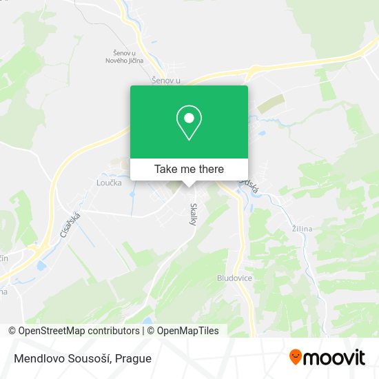 Mendlovo Sousoší map