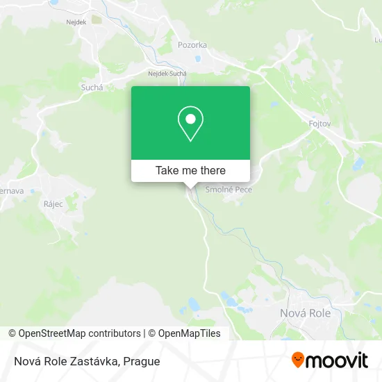 Карта Nová Role Zastávka