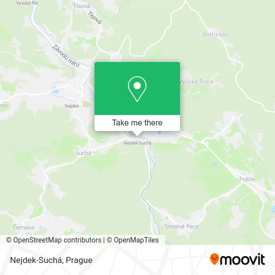 Карта Nejdek-Suchá