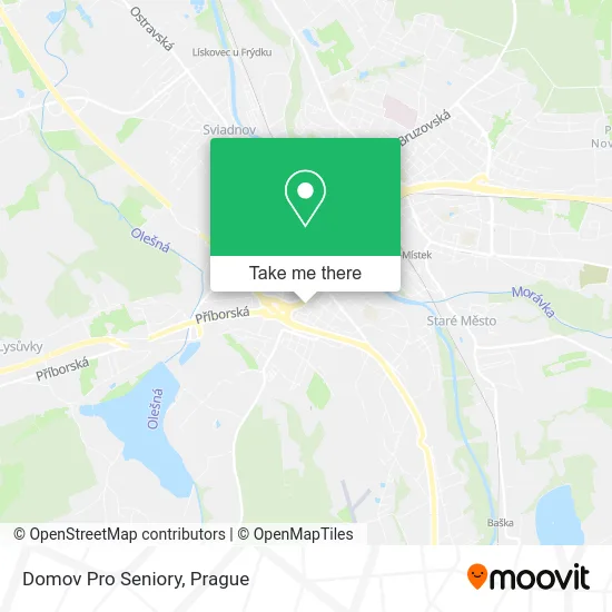 Карта Domov Pro Seniory