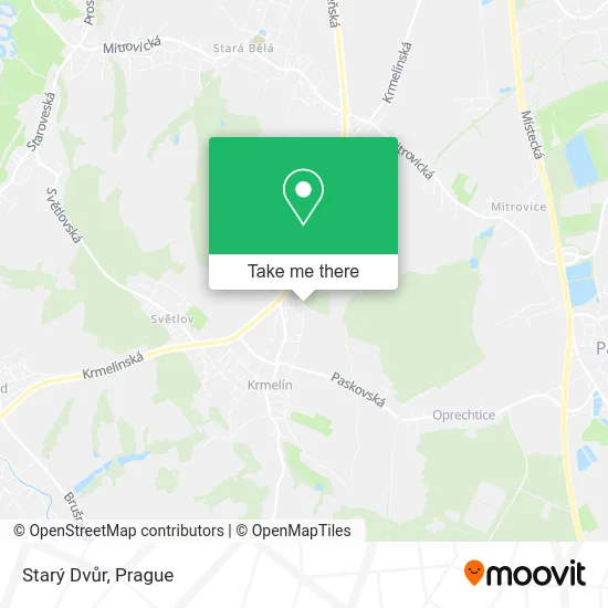 Starý Dvůr map