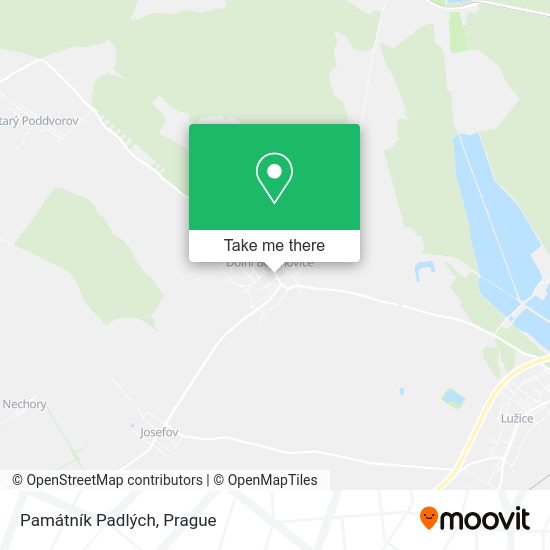 Památník Padlých map