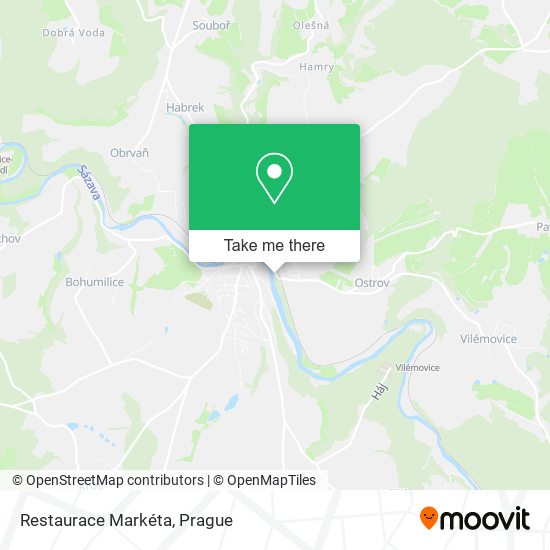 Restaurace Markéta map