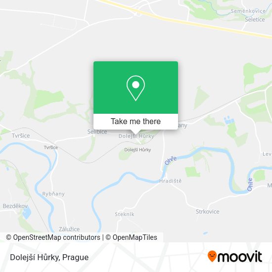 Dolejší Hůrky map