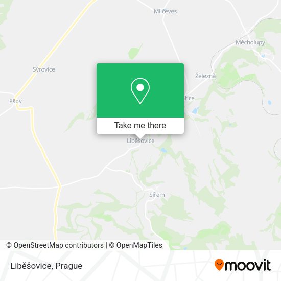 Карта Liběšovice