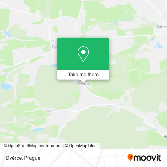 Карта Dvérce