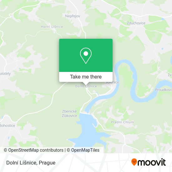 Dolní Líšnice map