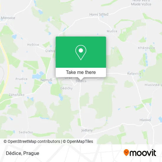 Карта Dědice