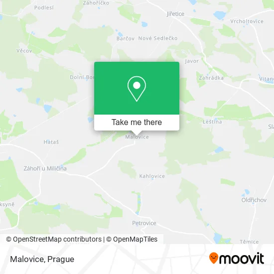 Карта Malovice
