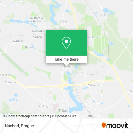 Карта Náchod