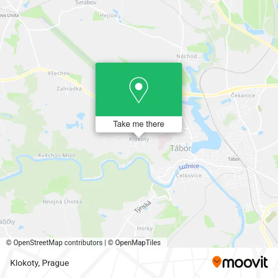 Klokoty map