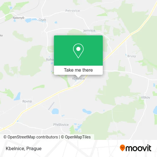 Карта Kbelnice
