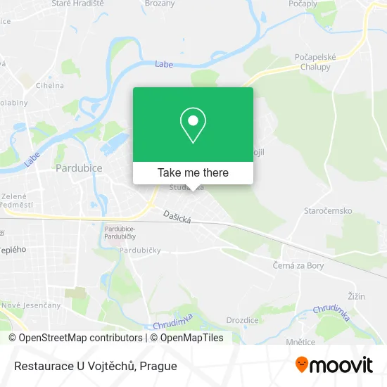 Карта Restaurace U Vojtěchů