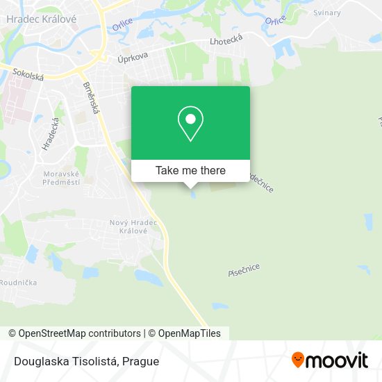 Карта Douglaska Tisolistá