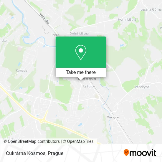 Карта Cukrárna Kosmos