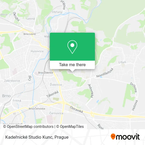 Карта Kadeřnické Studio Kunc