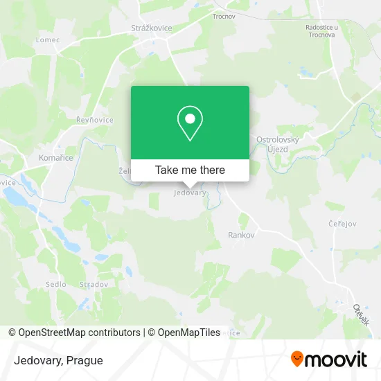 Карта Jedovary