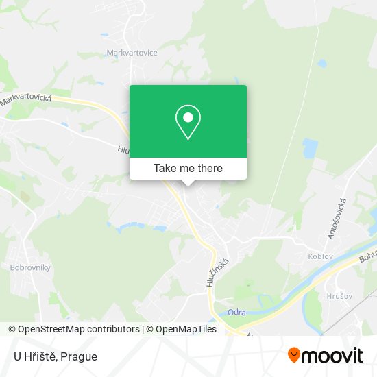 U Hřiště map