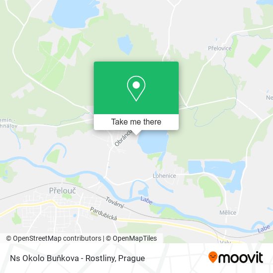 Ns Okolo Buňkova - Rostliny map